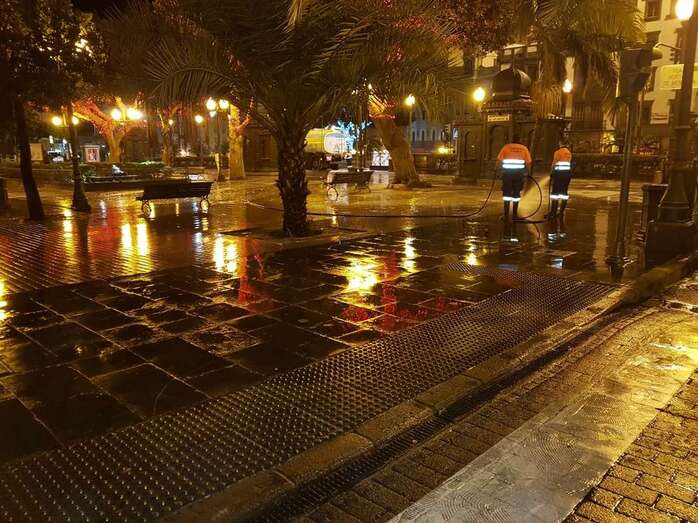 El área de Sostenibilidad desplegó a 160 operarios (Foto TA)